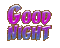 Good Night.Text.purple.gif.Victoriabea - Kostenlose animierte GIFs Animiertes GIF