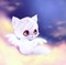 angel cat - zdarma png animovaný GIF