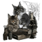 Halloween.Cat.Chat.Deco.Candle.Victoriabea - png gratis GIF animasi