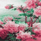 soave background animated branch pink green