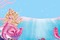 image encre couleur anniversaire barbie sirène hippocampe edited by me - png gratis GIF animasi