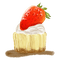 Strawberry Dessert - png gratis GIF animasi