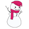 bonhomme de neige - png gratuito GIF animata