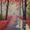 autumn landscape forest - PNG gratuit GIF animé