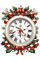 Christmas.Clock.New year.Noël.Victoriabea - kostenlos png Animiertes GIF