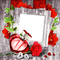 Background Heart Perfume Red Rose Silver Bogusia - δωρεάν png κινούμενο GIF