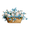 pascua  cesta huevos flores dubravka4 - δωρεάν png κινούμενο GIF