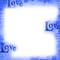 Frame.Love.Text.Blue - KittyKatLuv65 - Free PNG Animated GIF