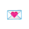 letter with heart patch - бесплатно png анимированный гифка