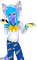 Blue and yellow catboy IMVU - бесплатно png анимированный гифка