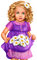 Girl with daisies. Summer. Spring. Leila - bezmaksas png animēts GIF