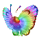 Rainbow Butterfree - 免费动画 GIF 动画 GIF