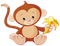 Kaz_Creations Cartoons Cartoon Monkey - bezmaksas png animēts GIF