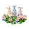 пасха заяц, яйца, Карина - PNG gratuit GIF animé