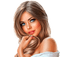 Woman Beige White - Bogusia - ingyenes png animált GIF