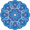 Blue Mandala - PNG gratuit GIF animé