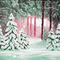 soave background animated winter forest pink - Zdarma animovaný GIF animovaný GIF
