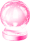 Snow.Globe.Pink - ilmainen png animoitu GIF