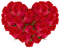 Serce róże - zdarma png animovaný GIF