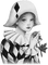 soave perrot flowers rose  black white - 免费PNG 动画 GIF