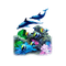 dauphin fish sea - ücretsiz png animasyonlu GIF