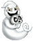 Ghost.Skull.White.Black.Animated - KittyKatLuv65 - GIF เคลื่อนไหวฟรี GIF แบบเคลื่อนไหว