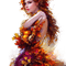 kikkapink autumn fantasy woman - besplatni png animirani GIF