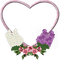 Kaz_Creations Deco Flowers Heart Love Frames Frame Colours - Free PNG Animated GIF