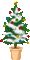 Christmas tree animated oldweb gif - GIF animé gratuit GIF animé
