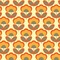 1960s floral pattern - PNG gratuit GIF animé