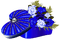 Heart.Box.Roses.Blue - 免费PNG 动画 GIF