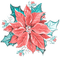 soave deco christmas winter flowers scrap holly - 免费PNG 动画 GIF