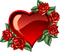 Large hrt & roses - безплатен png анимиран GIF