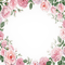 frame transparent vintage flowers  rose - 免费PNG 动画 GIF