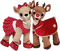 Christmas decorations toys reindeer_Noël décorations jouets renne_tube - png gratis GIF animado