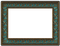 Vintage Metal Frame Ornament rectangle emerald - 無料png アニメーションGIF