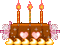Happy Birthday, Kuchen, Kerzen - Gratis geanimeerde GIF geanimeerde GIF