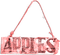 soave text apple pink - gratis png animerad GIF