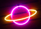 Neon Planet - by StormGalaxy05 - bezmaksas png animēts GIF