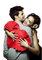 couple valentine love - PNG gratuit GIF animé