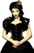 gothic woman by nataliplus - png gratuito GIF animata