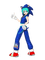 miku in sonic costume - kostenlos png Animiertes GIF