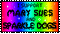 Sparkle dog stamp!! - GIF animé gratuit GIF animé