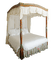 White Canopy Bed - ilmainen png animoitu GIF