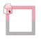 Small Pink/White Frame - zadarmo png animovaný GIF