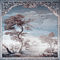 soave background  vintage frame  blue brown - Безплатен анимиран GIF анимиран GIF