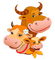 Y.A.M._New year cow - bezmaksas png animēts GIF