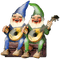 gnome bp - nemokama png animuotas GIF
