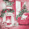 soave background animated vintage christmas room - Free animated GIF Animated GIF