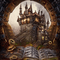 kikkapink background steampunk castle - бесплатно png анимированный гифка